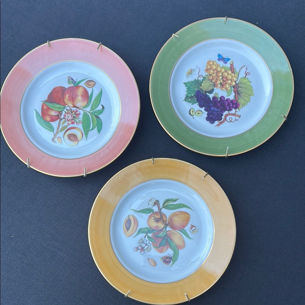 Colorful Fruit Design Dinner Plate Set